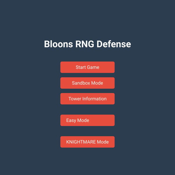 Bloons RNG Defense