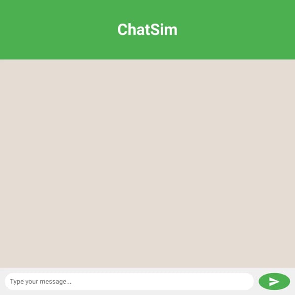 ChatSim Version 1