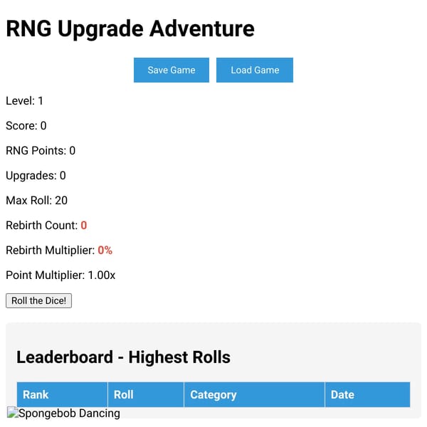 Websim rng