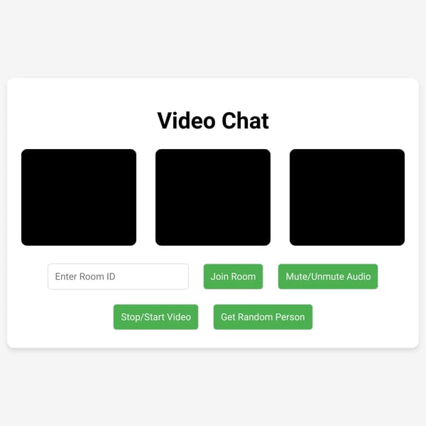 WebRTC Video Chat