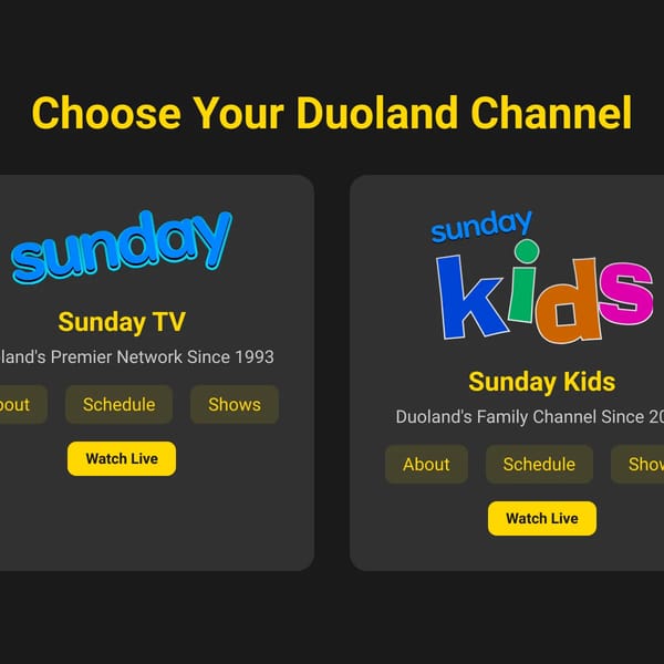 Sunday TV Networks