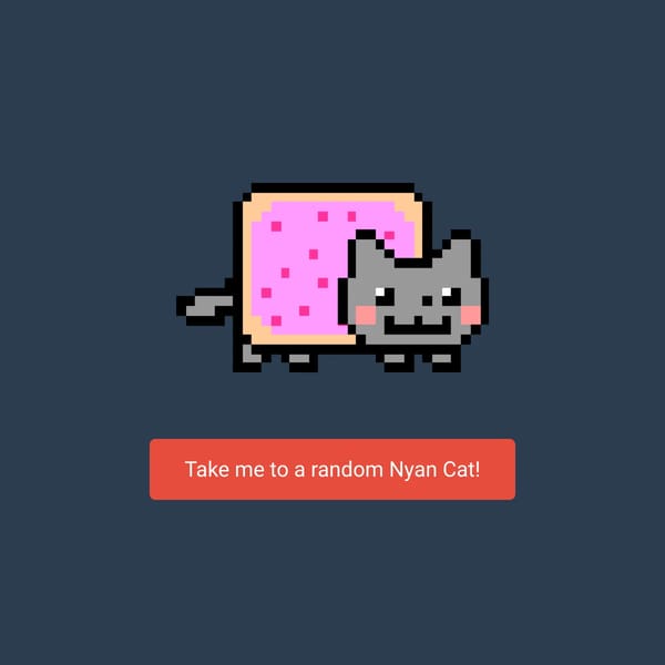 Random Nyan Cat! update all nyan cats and text that shows what you got