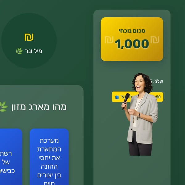 מי רוצה להיות מיליונר - מארג מזון