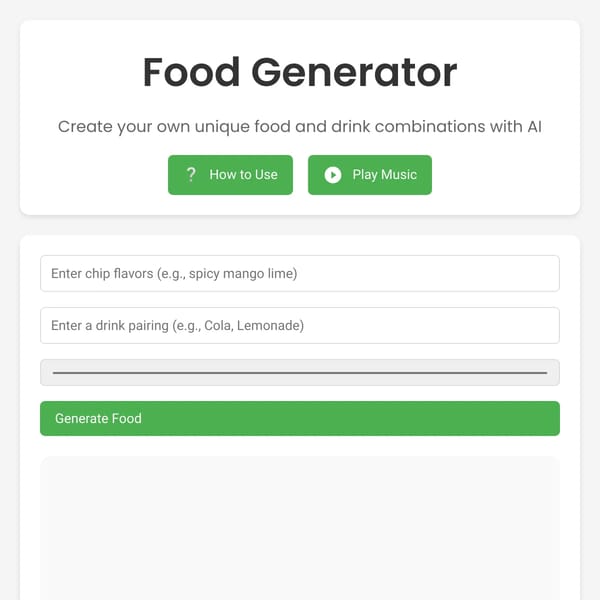 Food Generator