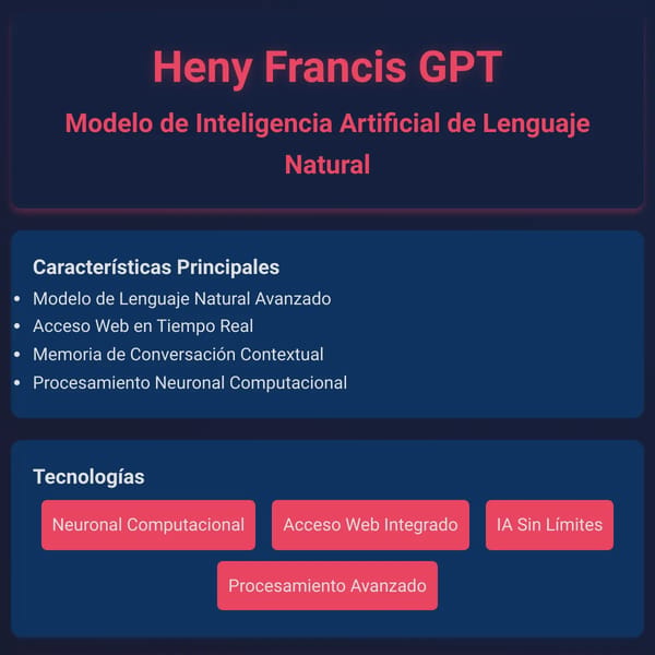 Heny Francis GPT - Inteligencia Artificial Avanzada