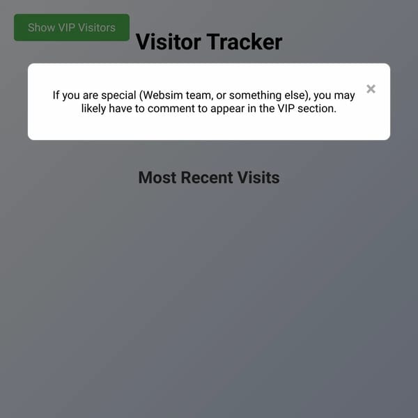 Visitor Tracker