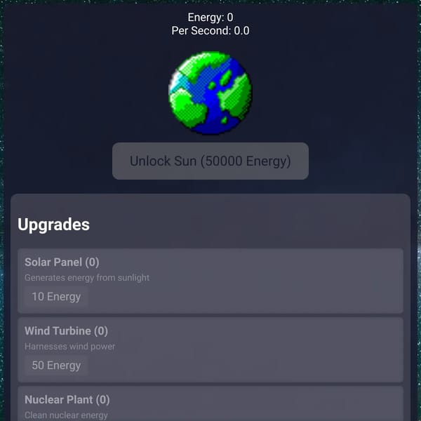 Earth Clicker