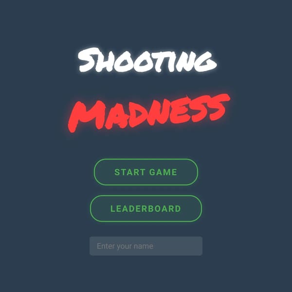 Shooting Madness (Actually not madness)