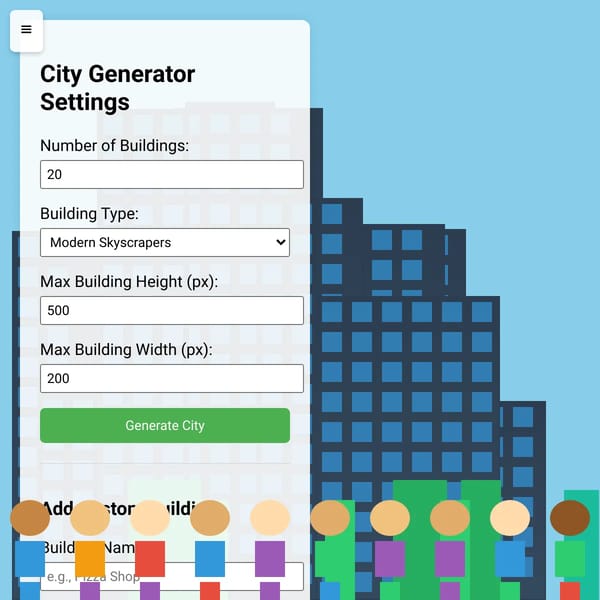 City Buildings Generator