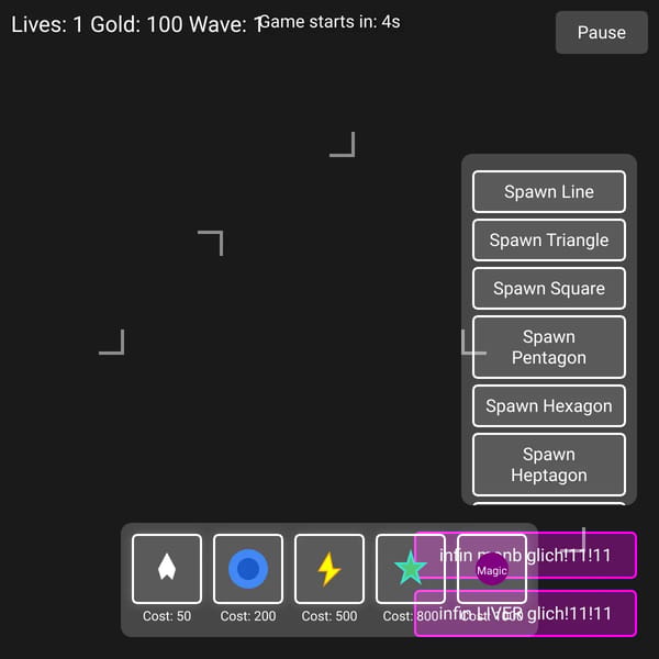 Polygon Tower Defense.