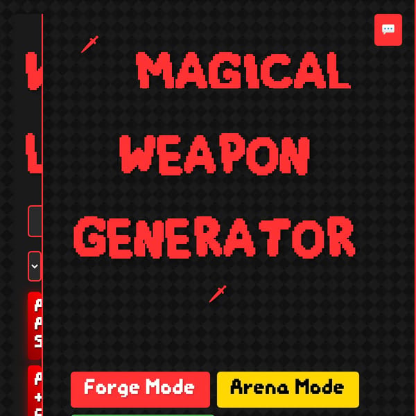 Magical Weapon Generator (but slightly remade)