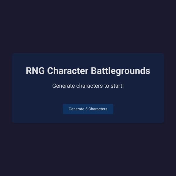 Rng Game