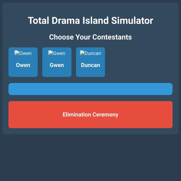 Total Drama Island Simulator