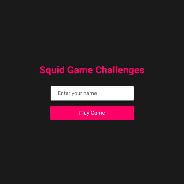 Squid Game Challenges