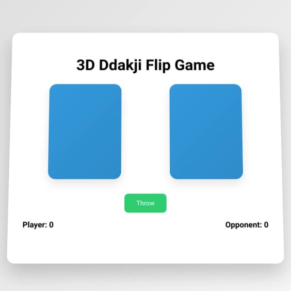 Ddakji Game