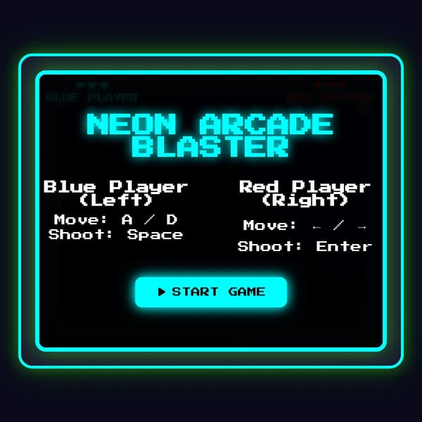 Neon Arcade Blasters