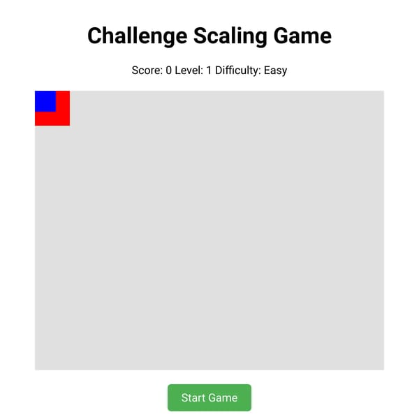 Dynamic Difficulty Game