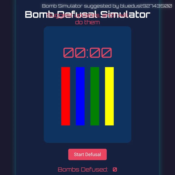 I will make a game based off your comments