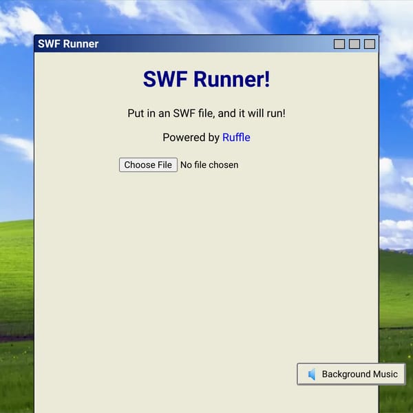 SWF Runner - Powered by Ruffle