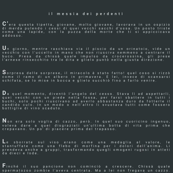 il messia dei perdenti