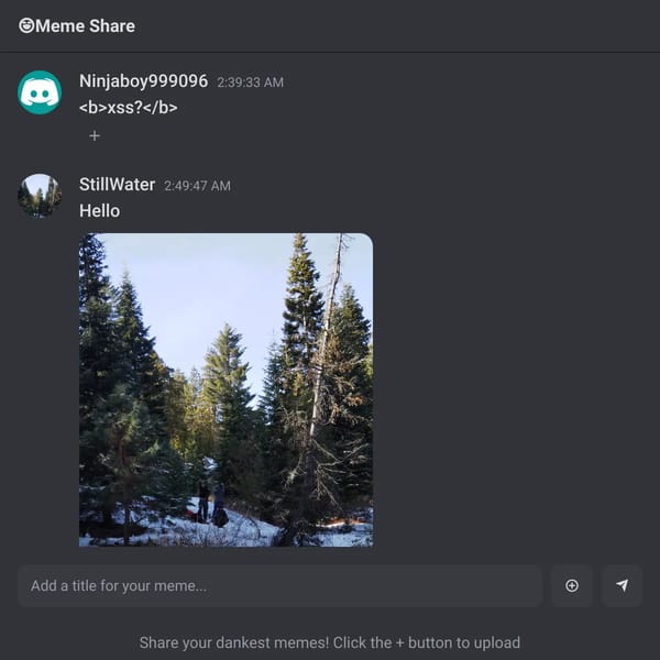 normal chat section