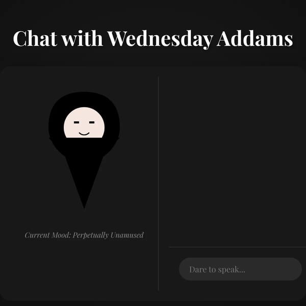 Wednesday Addams Roast Generator