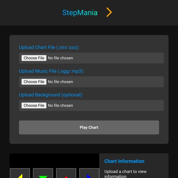 StepMania Chart Player