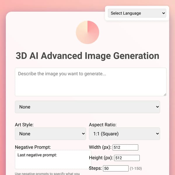 3D AI - Advanced Image Generation