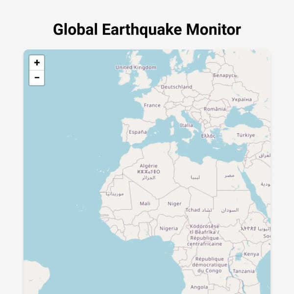 Global Earthquake Tracker