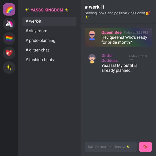 GayCord (Discord but GAY)
