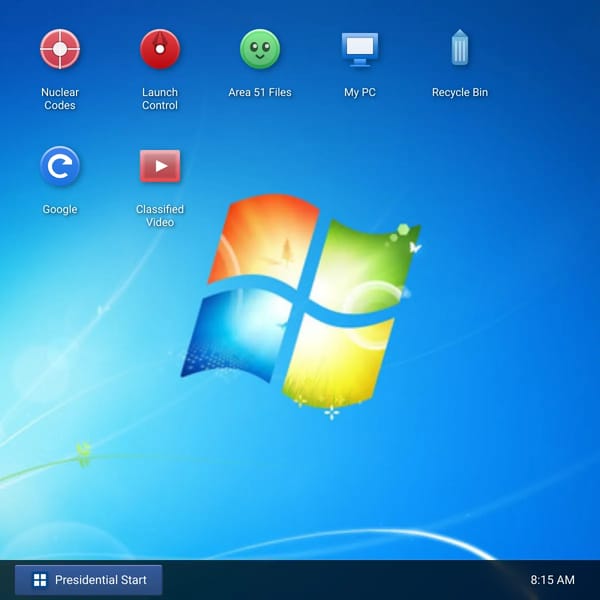 US POTUS Windows 7