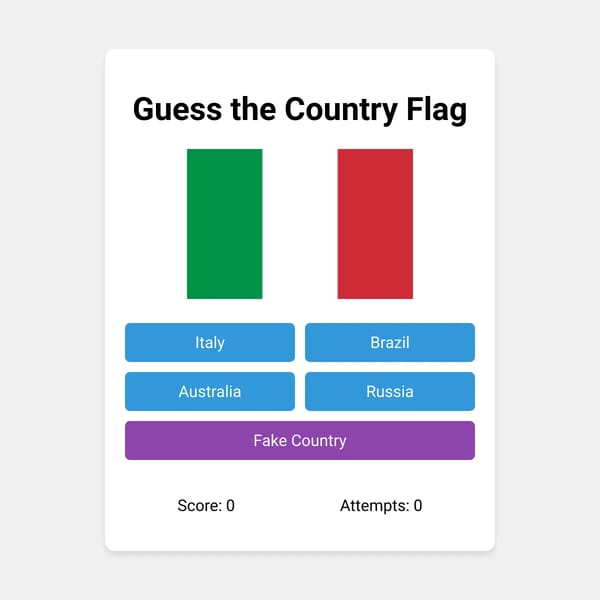 Guess the Country Flag