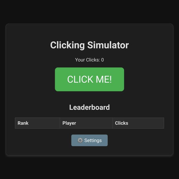 Clicking Simulator