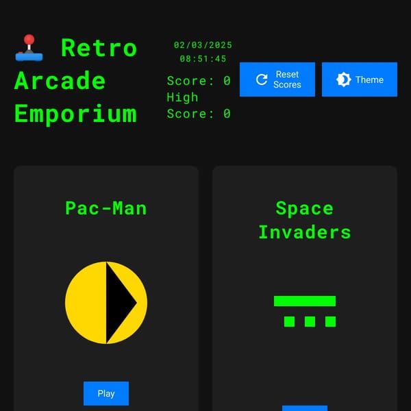 Retro Arcade Emporium