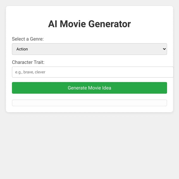 AI Movie Generator