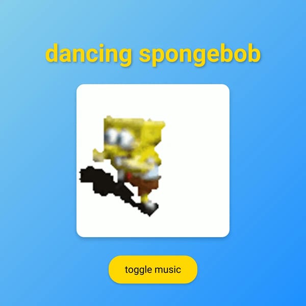 dancing spongebob