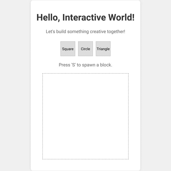 Interactive Web Content