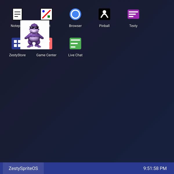 ZestySpriteOS 0.1 Pre-Alpha