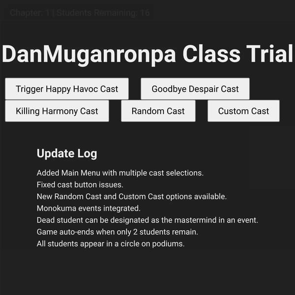 Danganronpa Simulator