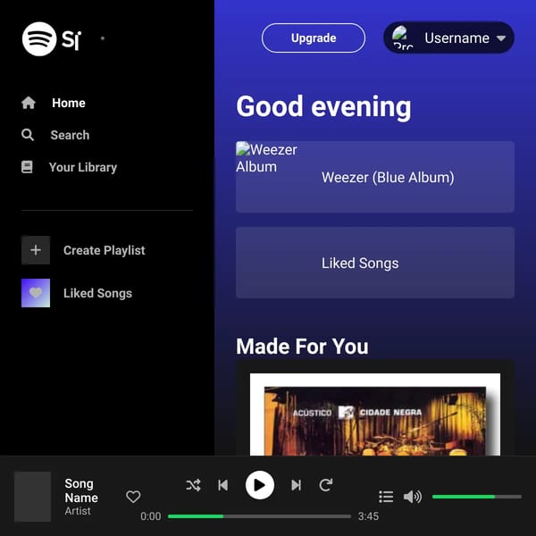Spotify Clone