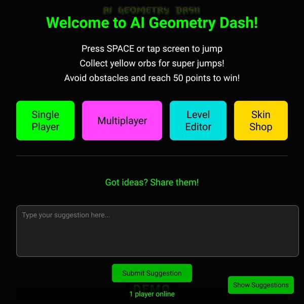 AI Geometry Dash