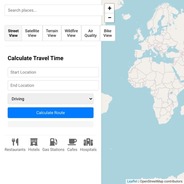 Google Maps Clone