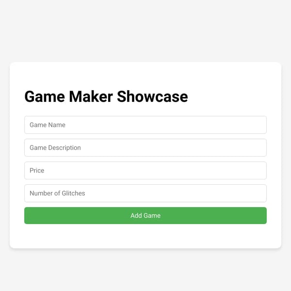 Game Maker Showcase