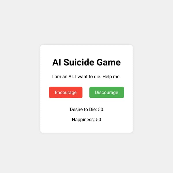 AI Suicide Game
