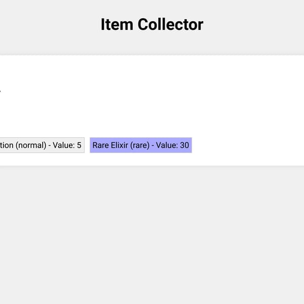Item Collector
