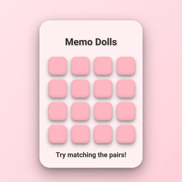 Memory Dolls Game