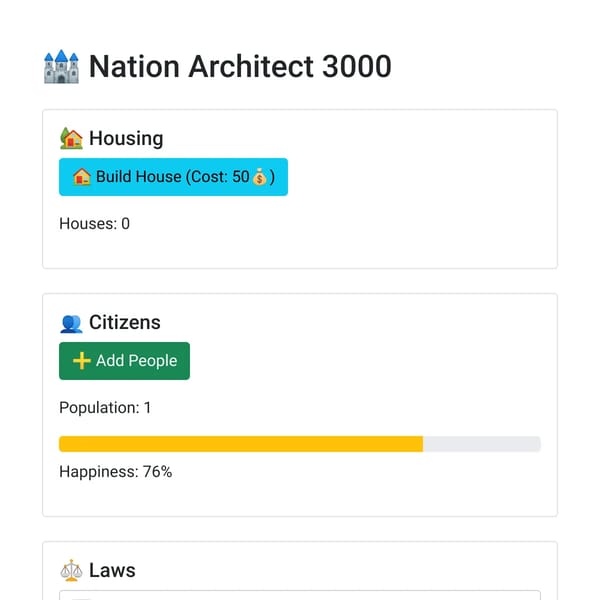 Nation Architect 3000