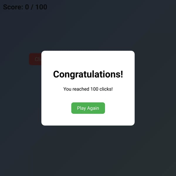 Normal clicker game