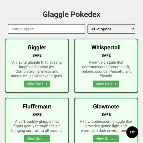 Glaggle Pokedex