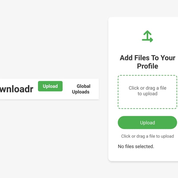 Download Page (Ignore Uploads Tab)
